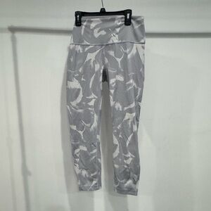 Lululemon leggings gray and white